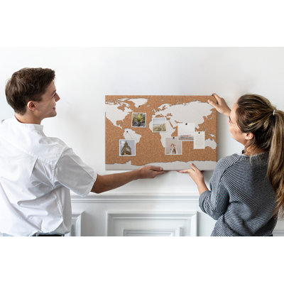 Antanika Cork Corkboard / Bulletin Board