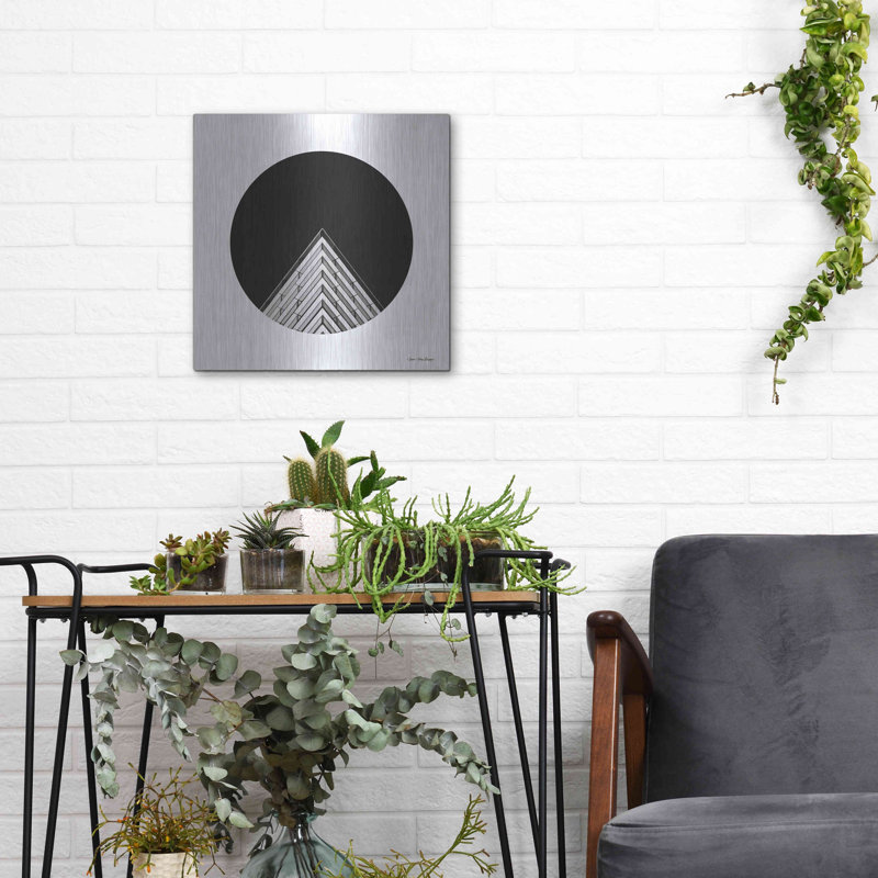 " Triangular Architecture " by Seven Trees Design, 12" H x 12" W