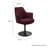 Lippa Performance Velvet Swivel Dining Armchair-105239674-105239671