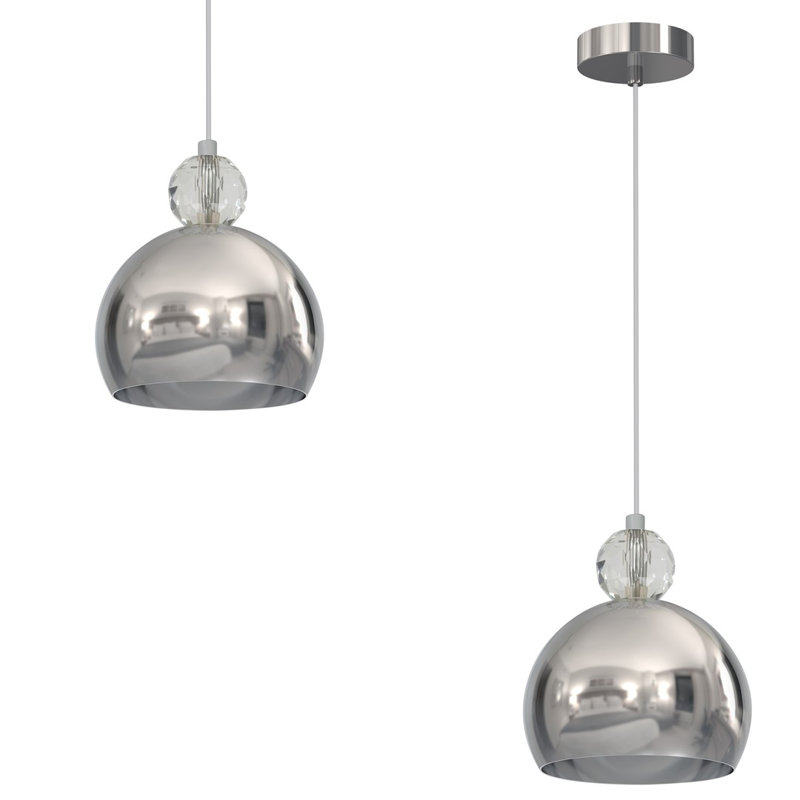 Quattrucci 1 - Light Silver Teardrop Pendant