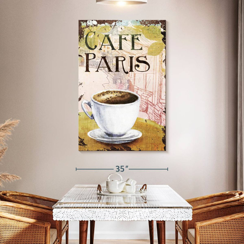Yarlin Parisian Coffee, 51" H x 34" W