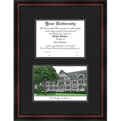 NCAA Tulane Green Wave Diplomate Diploma Frame