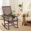 Chaise berçante en acacia d'intérieur-170304756