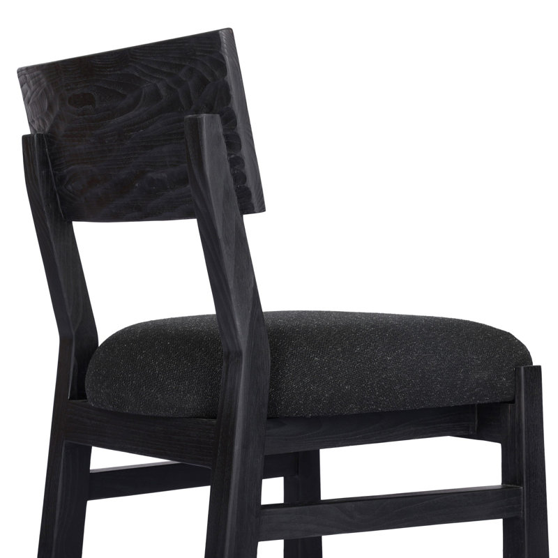 Lewiston Upholstered Dining Chair, Macerata Black
