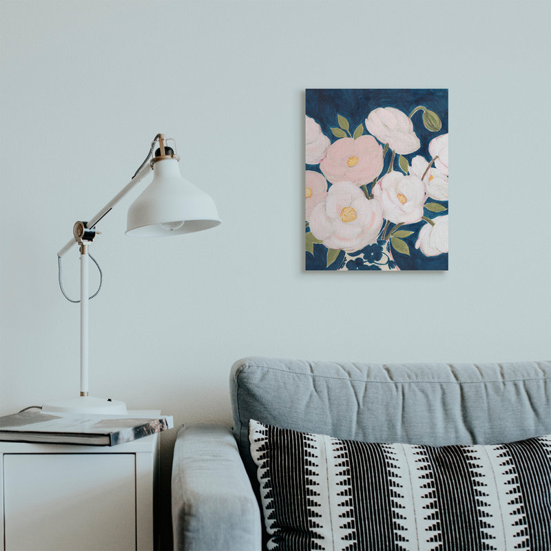 «Luminous Floral Bouquet» par Grace Popp, impression sur toile, H 20 po x l 16 po, Toile tendue