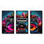 Pop Art Vibrant Boom Box Music - Platines et boîtes murales-103154033-103154031