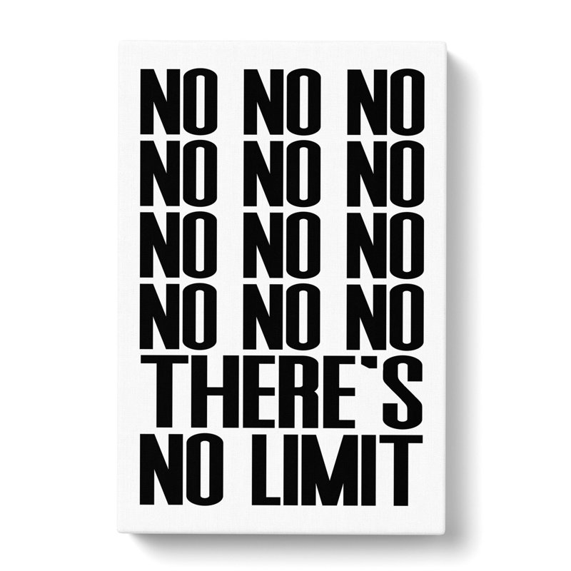 No Limit - Wrapped Canvas, 50cm H x 35cm W x 3cm D