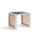 Ronzi Square Glass Outdoor Side Table , 26 " W 26 " D