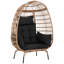 Chaise de patio avec coussins Carlitta-2110225432