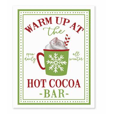  Hot Cocoa Bar Supplies Decoration, Hot Cocoa Bar