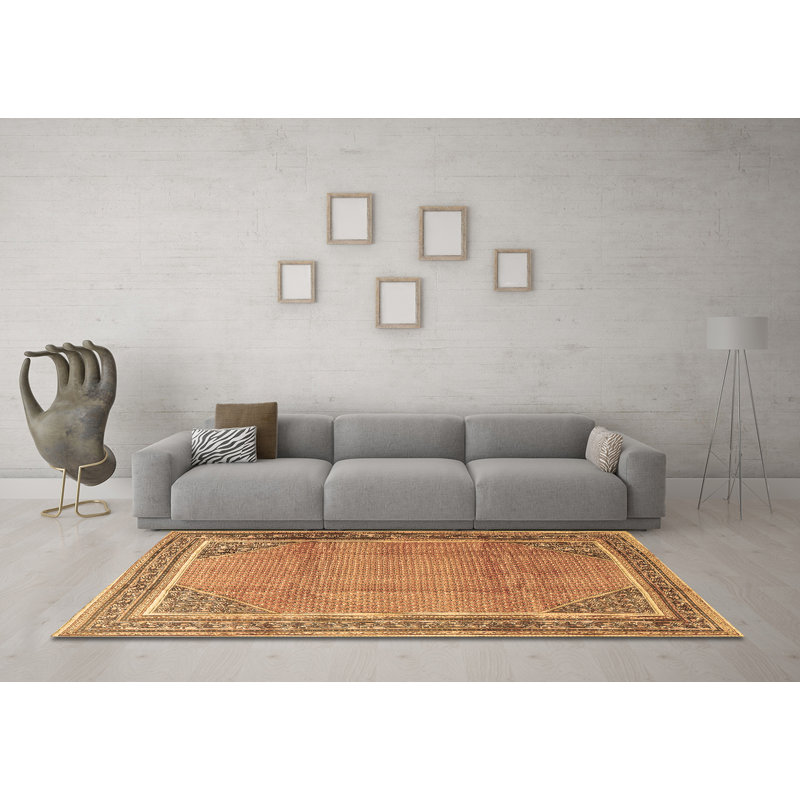 Tapis brun traditionnel Traditional 4491, Rond 3 pi