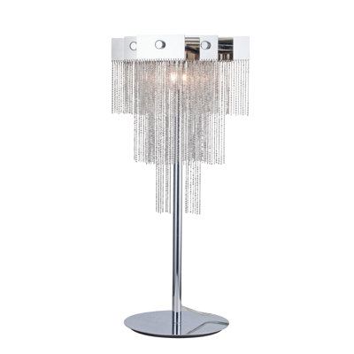 lampe de table à pyramide de chaînes 24 po Speidel