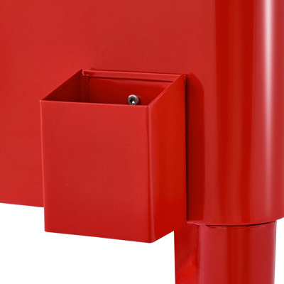 Rolling Ice Chest - 1 Piece - Red - 80 QT capacity