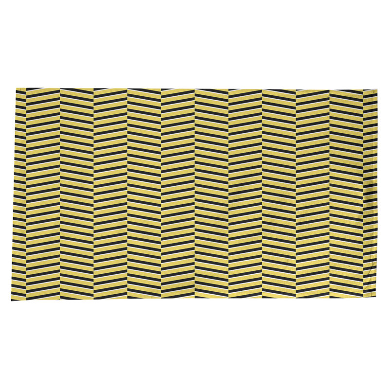 Rayures fracturées Nappe, Jaune