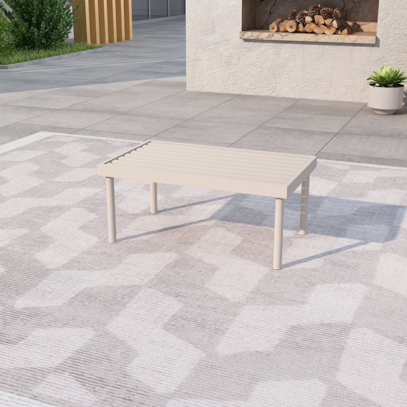 Table basse d'extérieur en aluminium Barnish