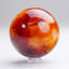 Polished Carnelian Agate Sphere from Madagascar