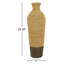 Vase de table Wolton brun / brun foncé-1147546148