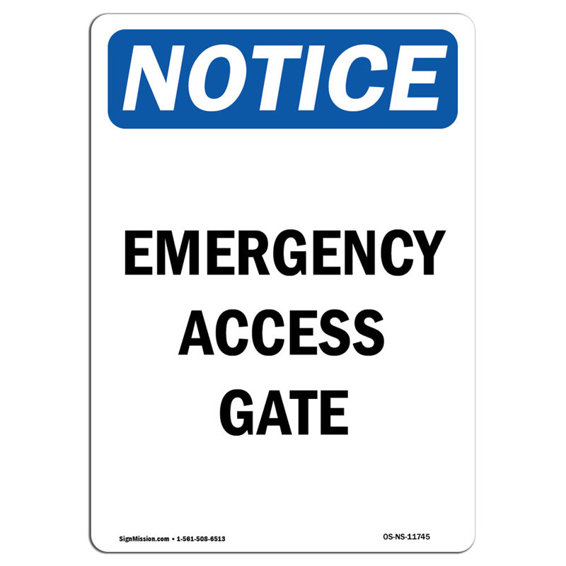 Panneau de porte d'accès d'urgence