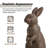 Zachary 22.75"H MGO Standing Rabbit Garden Statue-1195380681