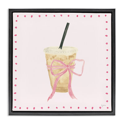 Art mural sur toile Glam Iced Coffee