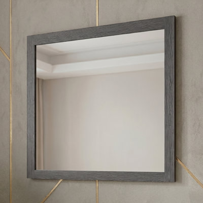 Catalan Clifton Mirror Charcoal Gray