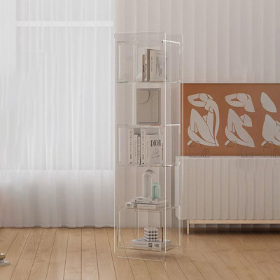 Bibliothèque moderne simple avec porte
