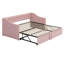 Lit de jour simple tapissier - Lit gigogne inclus-2127323024