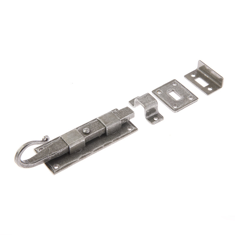 Lewistown Shepherds Crook Straight Bolt, 12cm H x 3.9cm W x 3.5cm D