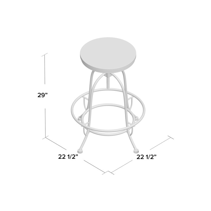 Tabouret tournant à hauteur réglable Serko