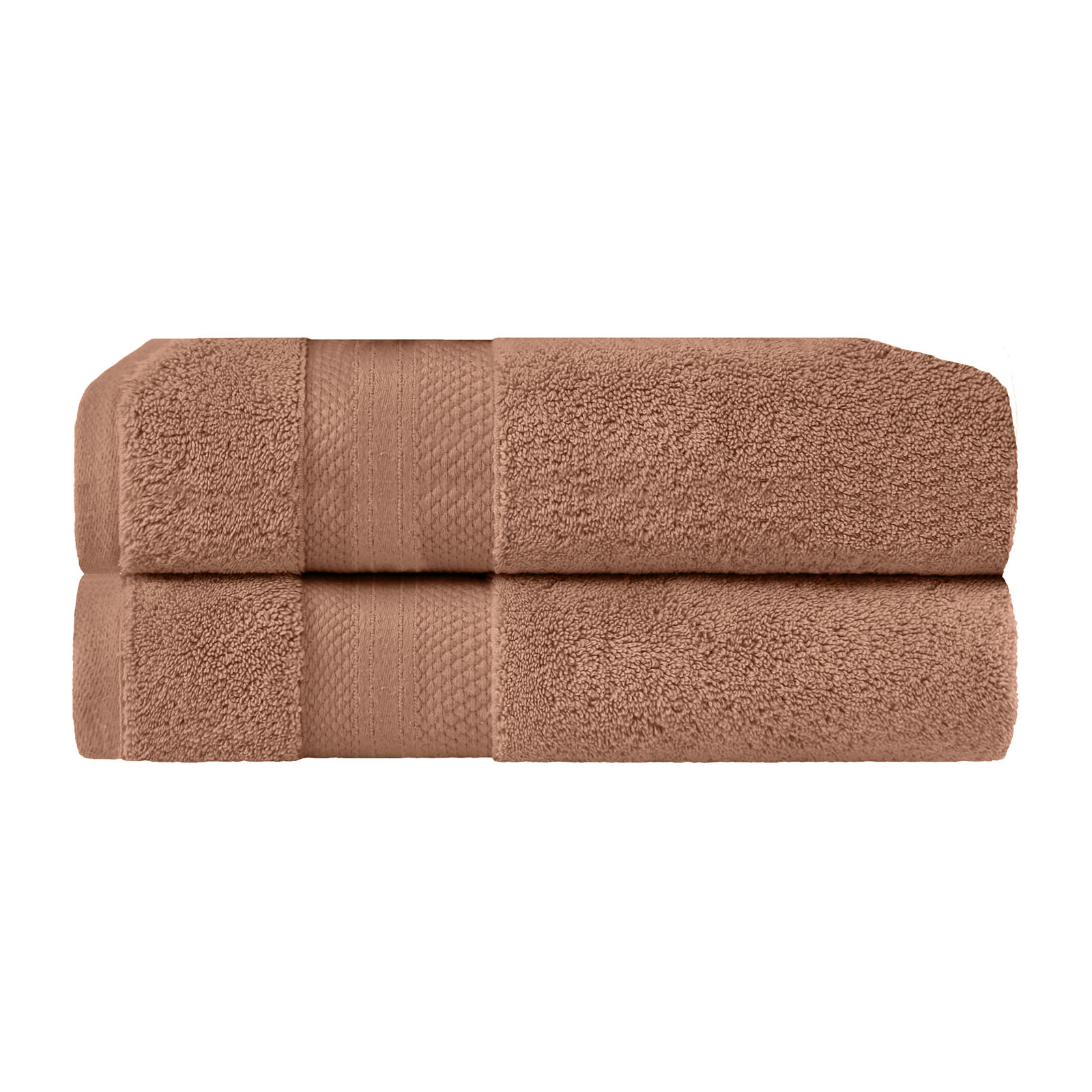 Finnian Ultra-Plush Heavyweight, 100% Turkish Towel Collection, Taupe, Bath Towels - 2 Pack