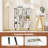 7 Cube Bookcase 3-Tier Modern Storage Organizer with 4 Metal Legs Bookshelves
