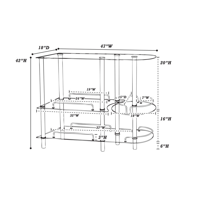 Iseminger BAR STAND
