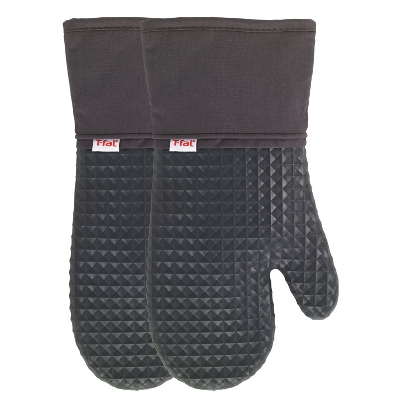 Gant de cuisine gaufré T-fal, Anthracite