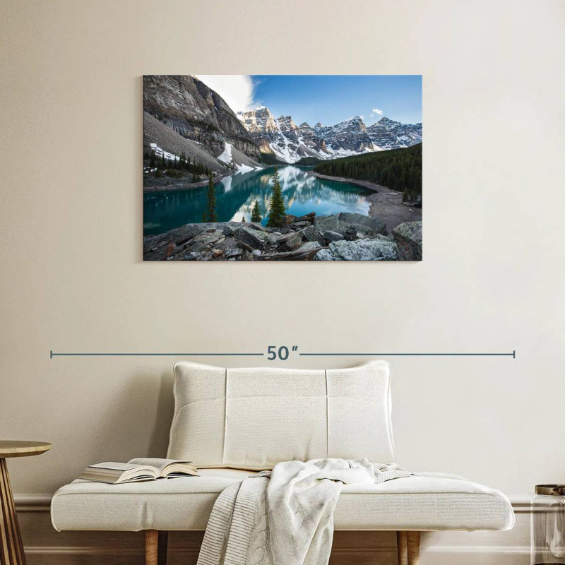 Lac Moraine bleu Alvord Glacial, H 24 po x l 36 po