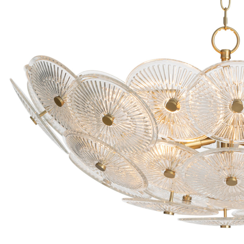 Holly Chandelier (Smoke), Clear