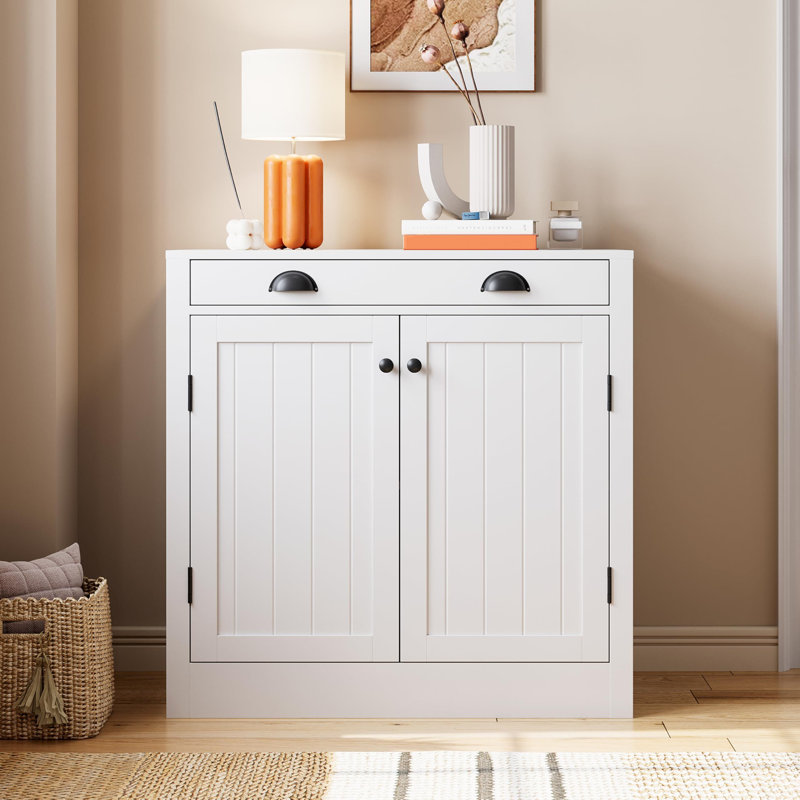 Buffet Modern, armoire à café en bois avec rangement