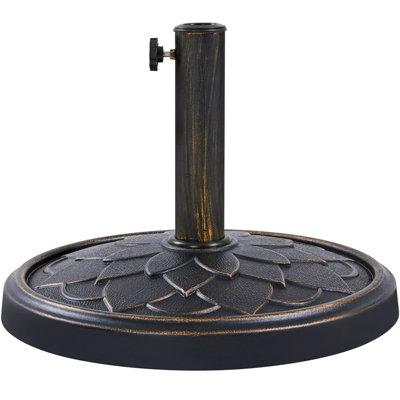 Servais 26.5 LB Heavy Duty Iron Market Patio Umbrella Base