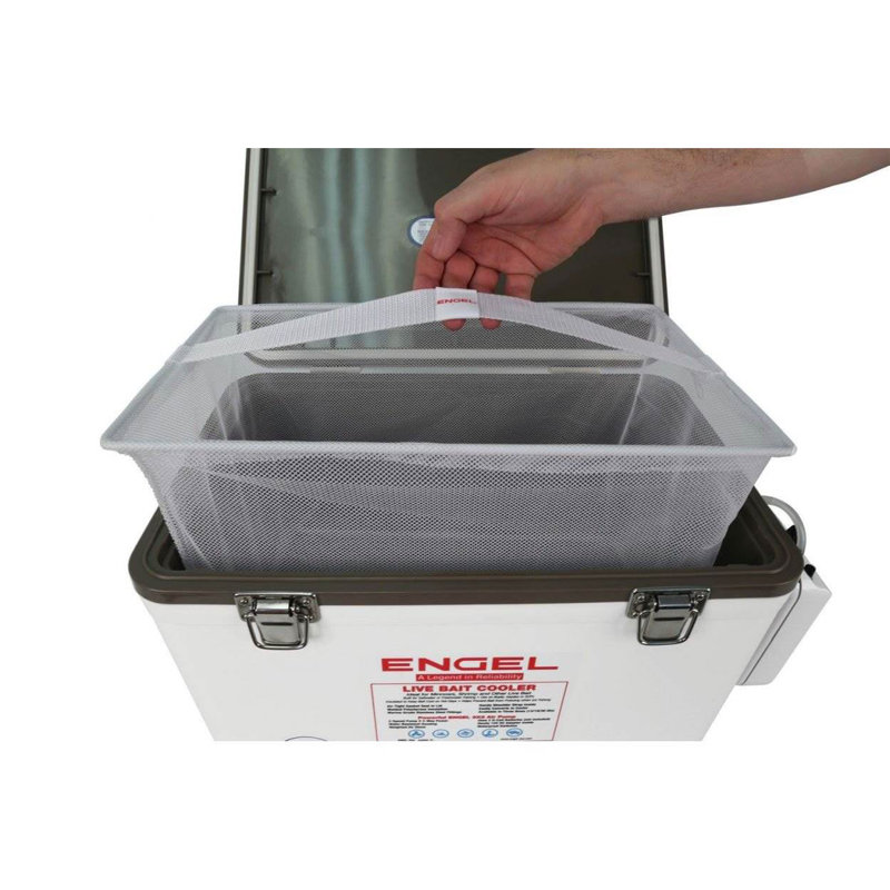 Engel 19 Quart 4.75 Gallon Hard Sided Live Bait Fishing Dry Box Cooler