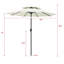 Parasol de marché Fruge 108 po-1421128216