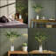 Ensemble de 3 branches d'olivier 29 "pour vases avec lumières à piles, branches d'olivier éclairées avec minuterie, tiges de verdure artificielle décor pour centres de table
