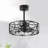 Caged Ceiling Fans With Lights Remote Control, Small Farmhouse Ceiling Fans With Light 3 Color Temperature