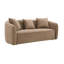 Canapé Keith Brown Chenille avec 3 coussins