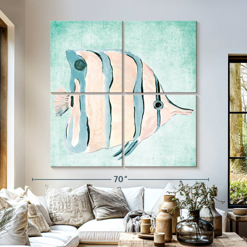 Papillon Brampt dans la mer I, H 57 po x l 57 po