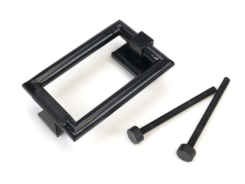 Brompton Door Knocker, Matt Black