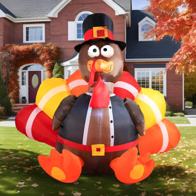 6 ft Gobbles the Turkey Thanksgiving Inflatable