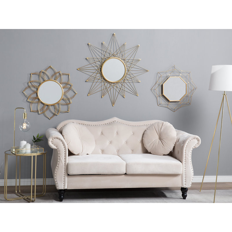 Wellingborough Metal Flat Wall Mirror