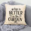 Citation amusante «Garden Lover» 749 - Coussin décoratif inclus-491947306