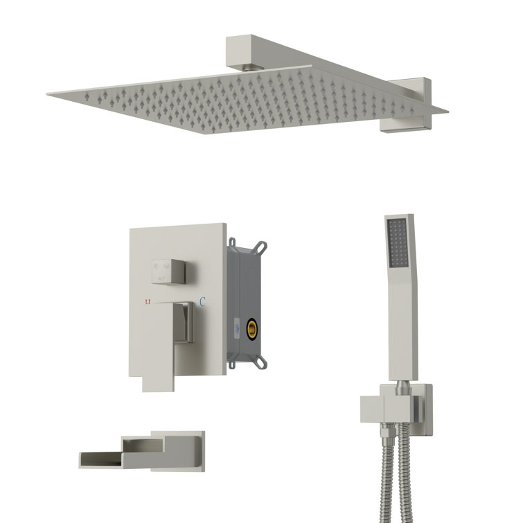 Complete Shower System with Rough-in Valve