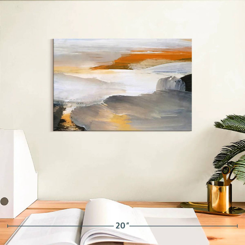 Avery Sunset Abstract, 8" H x 12" W