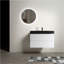 Meuble-lavabo mural flottant avec lavabo et rangement